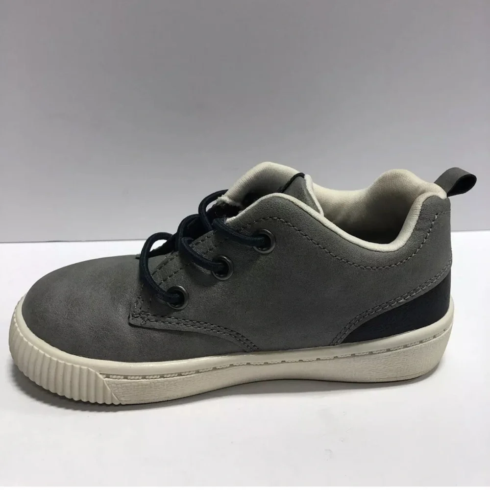 Carter’s Little Kids’ Alva, Gray Sneakers, Boys’ Size 10 M.